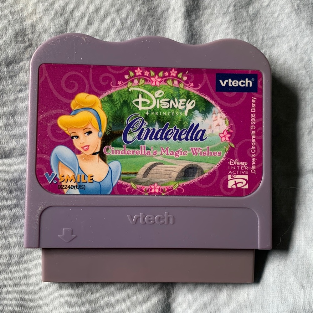 Vtech Disney Princess - Cinderella’s Magic Wishes cartridge. Learning games